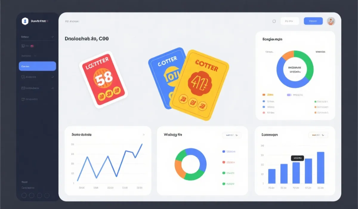 开奖速递与数据卡界面